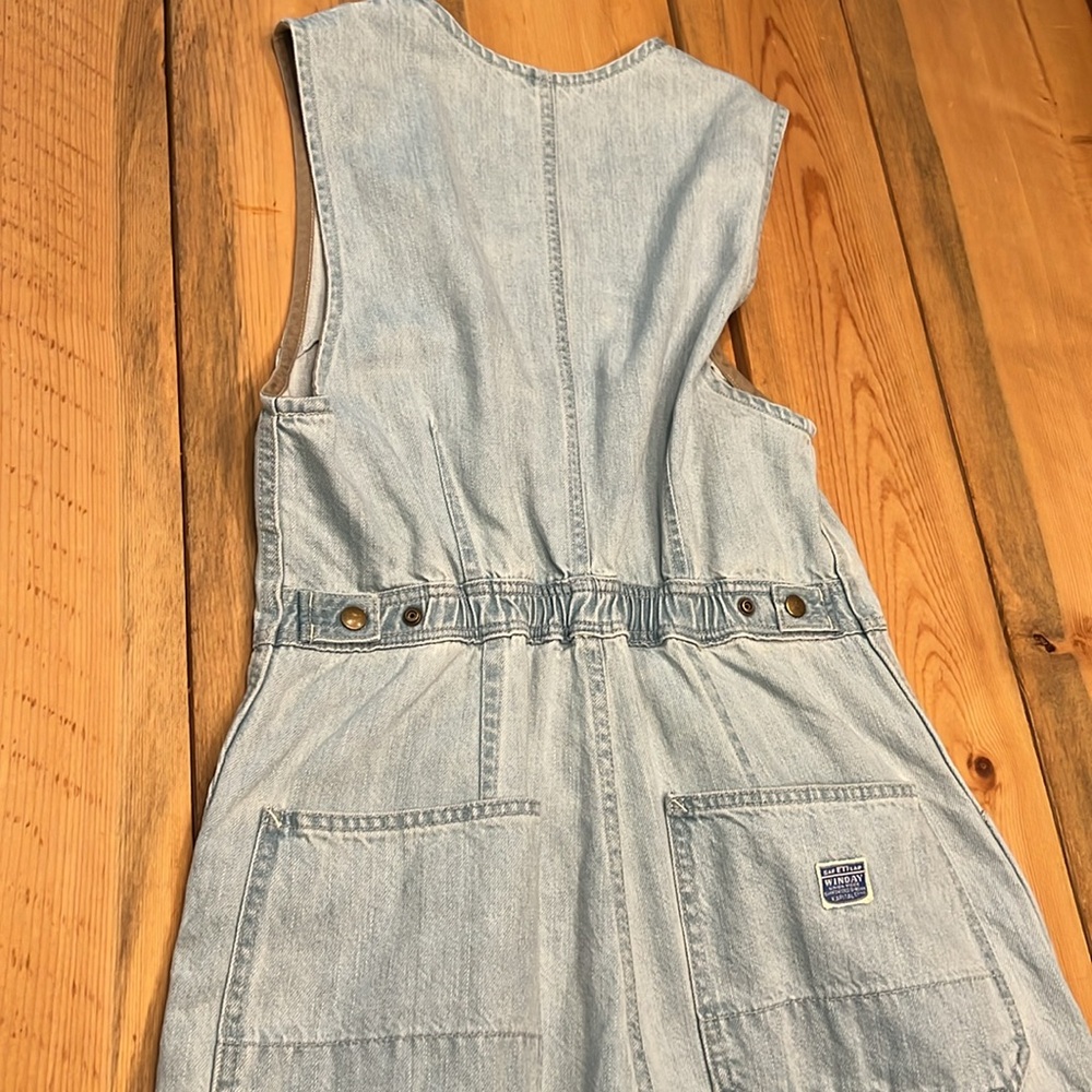 Kapital Blue Denim Overalls Wide-Leg Salopette NWT size 1 - Picture 16 of 17